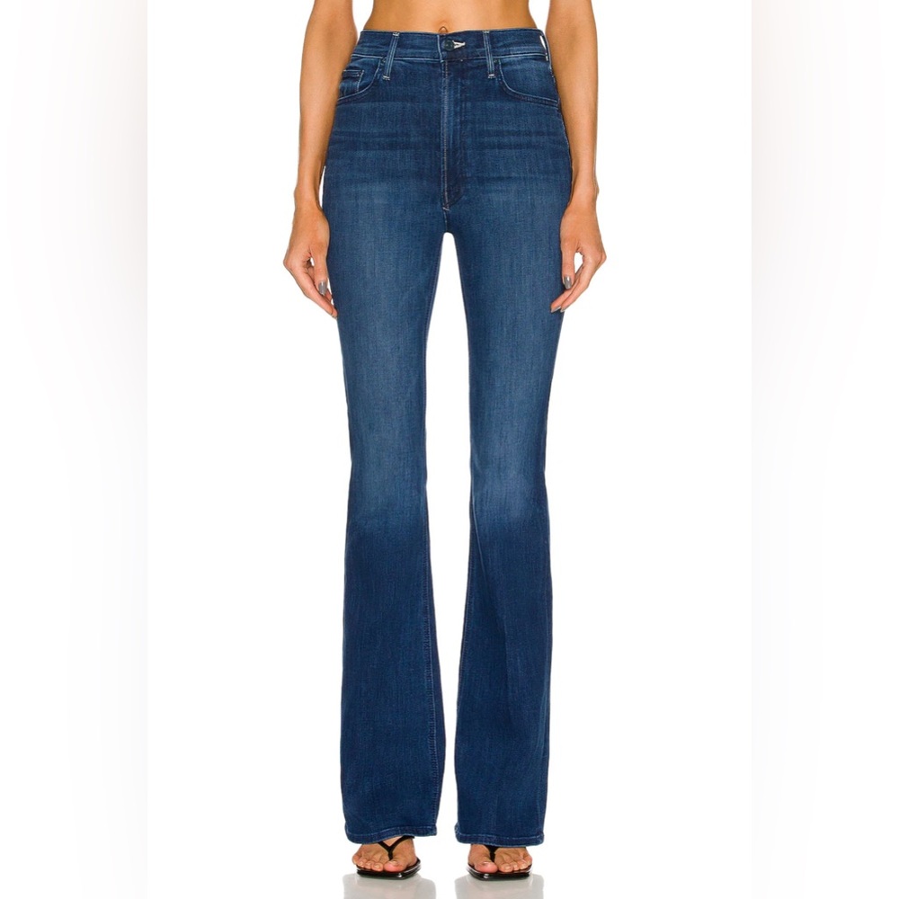 MOTHER Women's Flare Jeans in Dark Blue